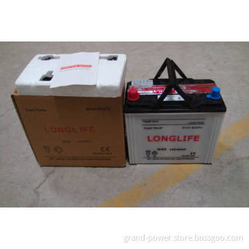 N50 Dry Charged Car Battery